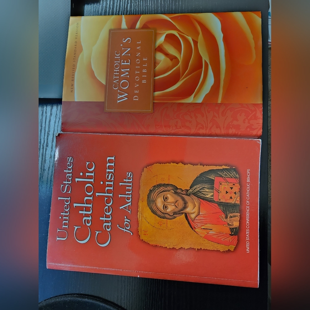 catholic catechism & women's Bible
